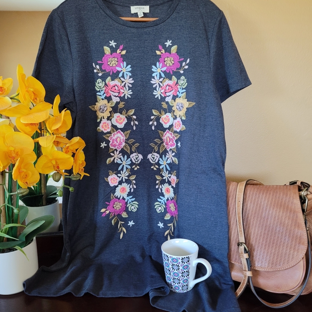 Umgee T-Shirt Shift Dress